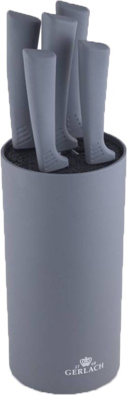 GERLACH. SET OF KNIVES IN A BLOCK OF 5 pcs. SMART GREY #1