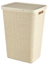 Curver NATURAL STYLE vasketjskurv 58L Cream #1