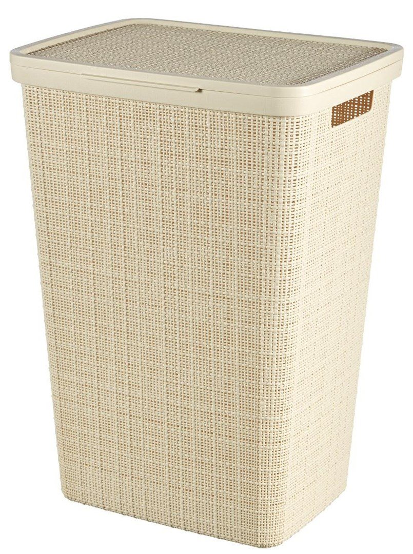 Curver NATURAL STYLE vasketjskurv 58L Cream #1