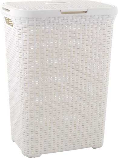 Curver Style 3253920707000 vasketjskurv 60 L Firkant Rattan Hvid #2
