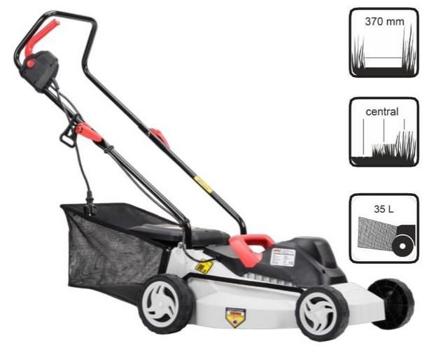 NAC ELECTRIC LAWN MOWER 1500W 37cm LE15-37-PB-S #1