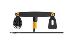 FISKARS GUTTER BRUSH WITH TELESCOPIC HANDLE #1