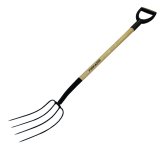 FISKARS FORKS WOODEN SHAFT 4 TINES 250 #1