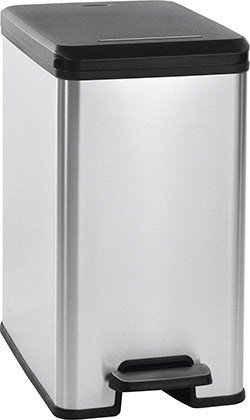 CURVER WASTE BIN SLIM BIN 25L /IML METALLIZED #1
