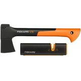 FISKARS AXE X7 - XS + SHARPENER XSHARP SET #1