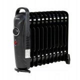 VOLTENO OIL-FILLED RADIATOR 11-FIN 600/1200W BLACK #1