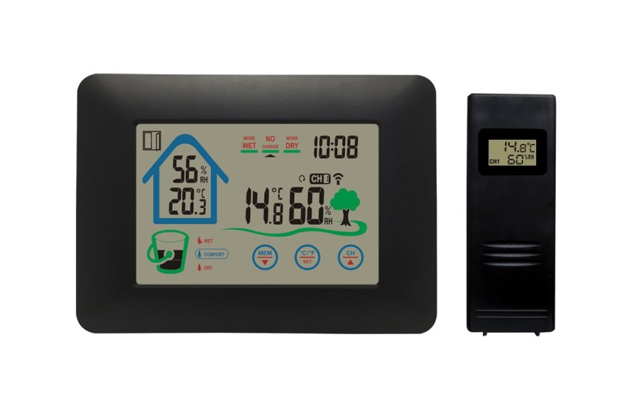 Denver WS-520 weather station with outdoor sensor black #1
