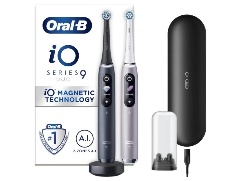 Oral-B iO Series 9 Sort og Rose brstest #2
