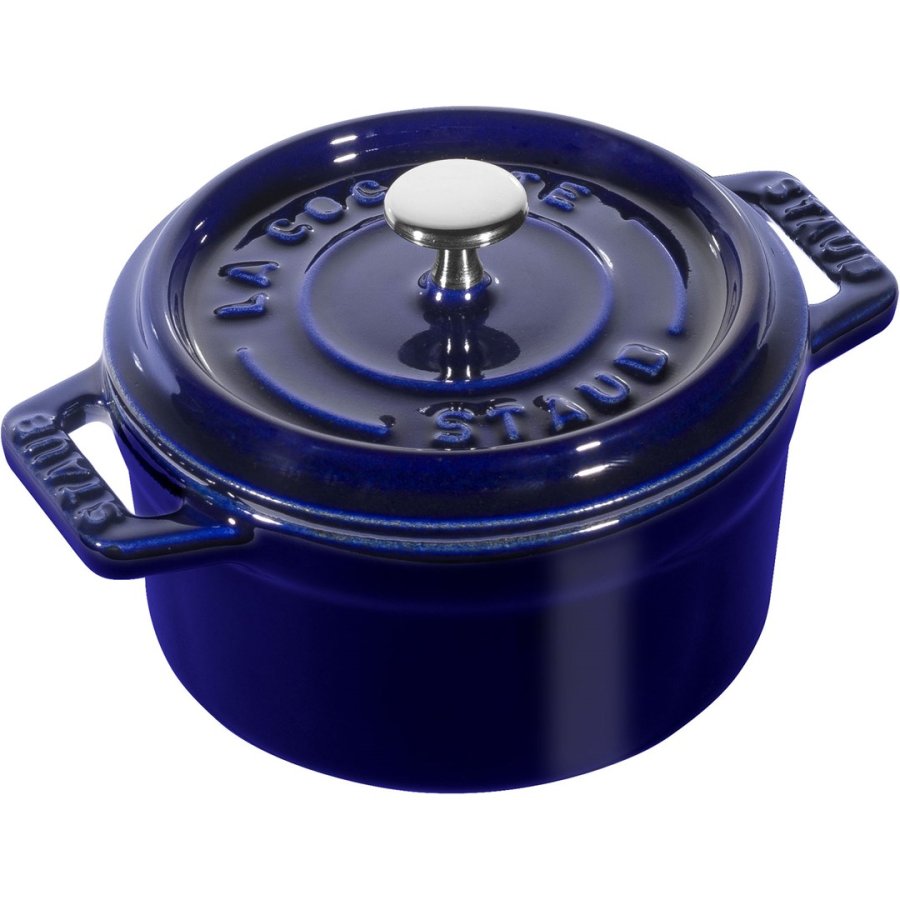 Staub Mini Round Cast Iron Pot - 250 ml, Blue #1