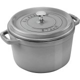 Staub Round Cast Iron Pot - 4.8 ltr, Graphite #1