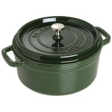 STAUB LA COCOTTE Cast iron pot round 3.8 ltr, green #1