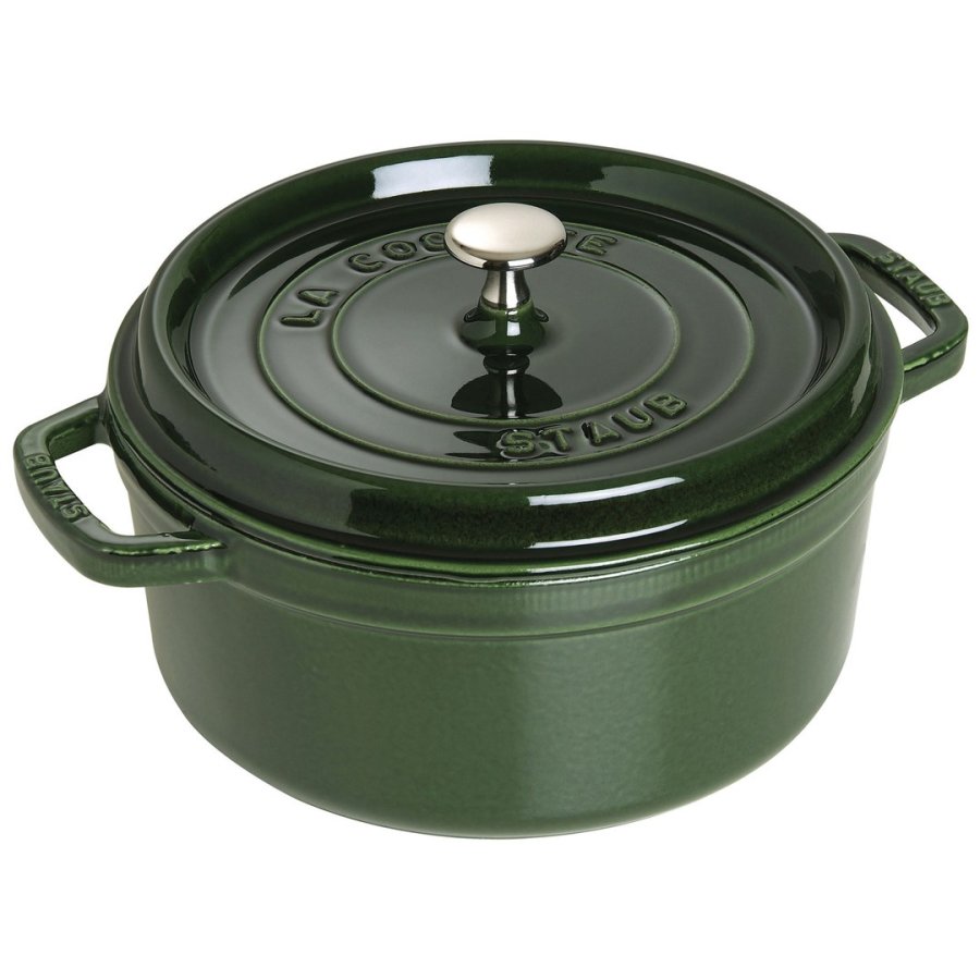 STAUB LA COCOTTE Cast iron pot round 3.8 ltr, green #1