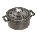 Staub Mini Round Cast Iron Pot - 250 ml, Graphite #1