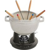 Staub fondue set - 20 cm, White truffle #1