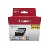 Canon 0372C006 blkpatron 5 stk Original Sort, Bl, Magenta, Gul #2
