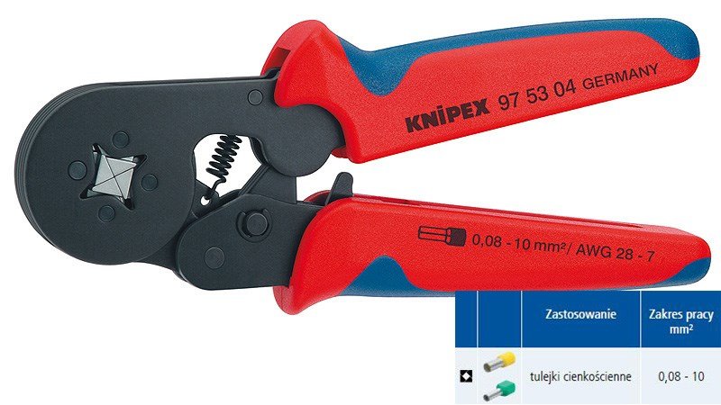 KNIPEX Self-Adjusting Crimping Pliers 180 mm #2