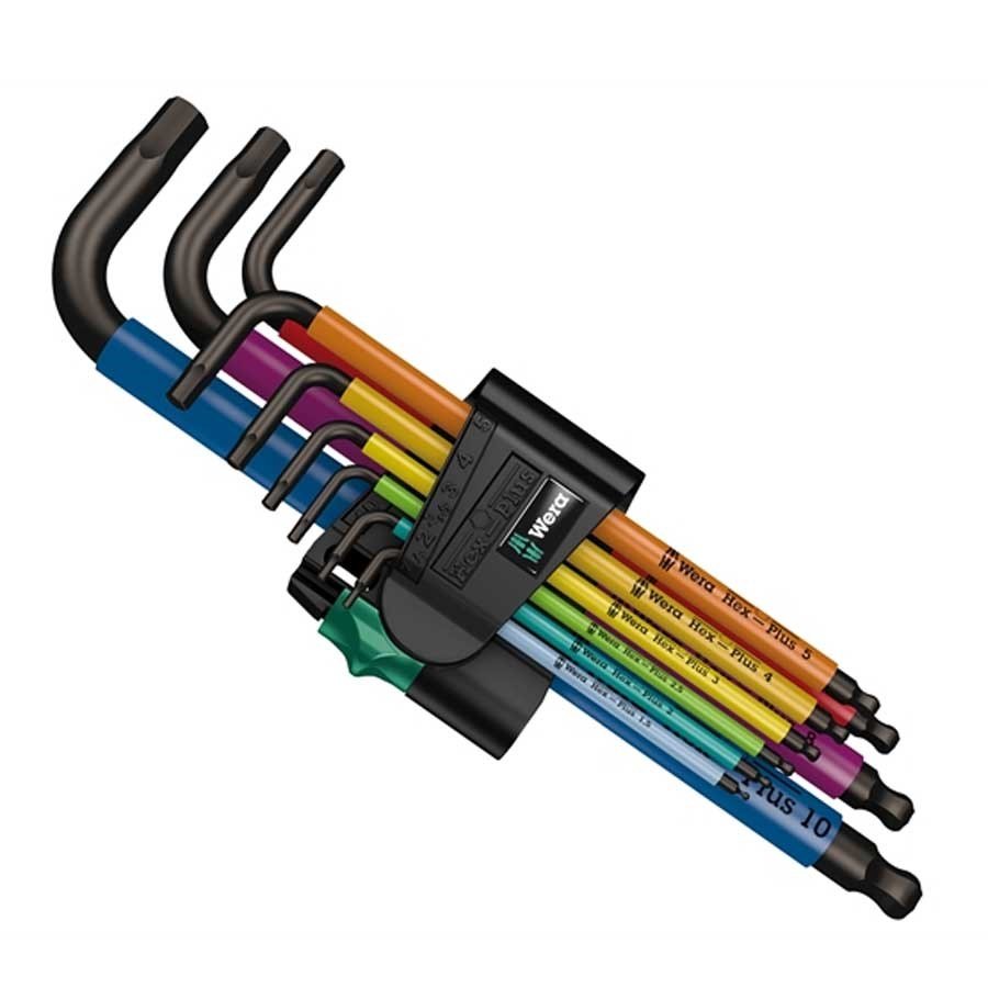 WERA 950 SPKL/9 SM N Multicolor Hex-Plus Hex Key Set High Torque #2