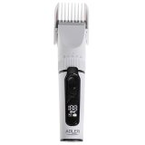 Adler | Hair Clipper with LCD Display | AD 2839 | Cordless | Number of length steps 6 | White/Black #1