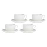 LA PORCELLANA BIANCA CORTE Set of 4 cups with saucer 450 ml #1