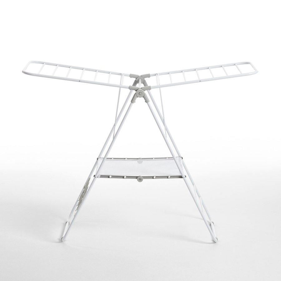 Rayen Drying Rack with Shoe Holders - 145 x 61 cm, White #1