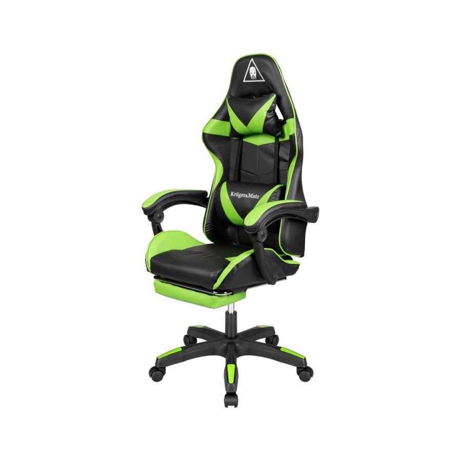 Gaming Chair Kruger&Matz GX-150 Black-Green #1