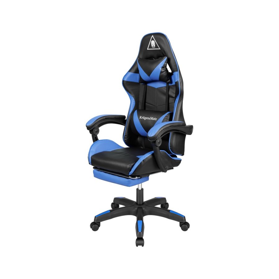 Gaming Chair Kruger&Matz GX-150 Black-Blue #1