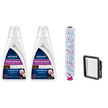 Bissell | Cleaning Pack | MultiSurface (2xDetergents+Brushroll+Filter) #1