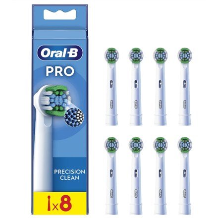 Oral-B | Precision Clean Brush Set | EB20RX-8 | Heads | For adults | Number of brush heads included 8 | White #1