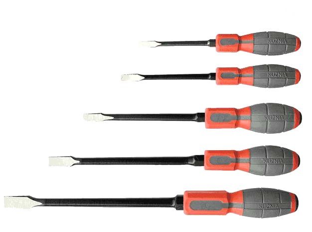 FORGE SCREWDRIVERS KPL. 5PCS RWWc 0.8x5.5.1.0x6.5, 1.2x8.0, 1.6x10, 2.0x13 #1