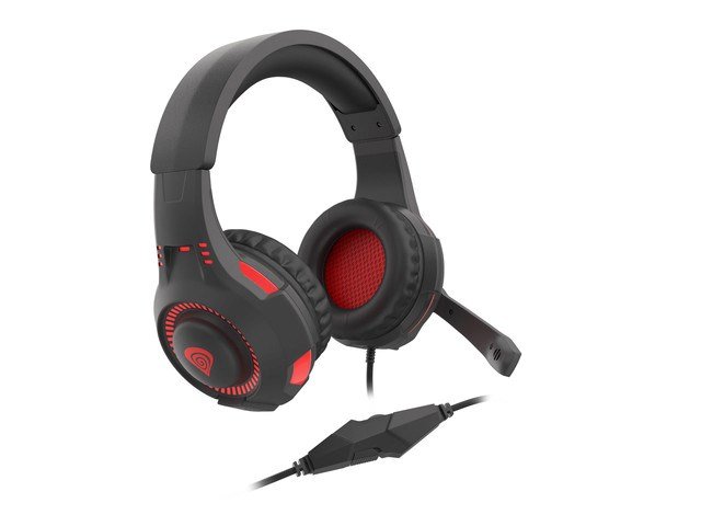 GENESIS Radon 210 Headset Ledningsfrt Spil USB Type-A Sort, Rd #2