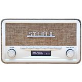 Retro radio Denver DAB-18 ligh wood #1