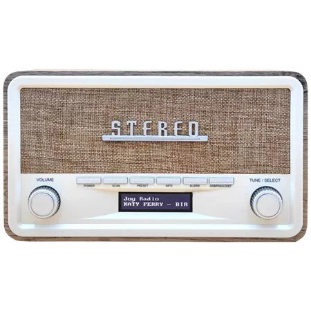Retro radio Denver DAB-18 ligh wood #1