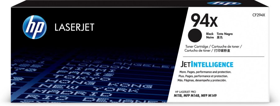 HP 94X Original LaserJet-tonerpatron med h�j kapacitet, sort #2