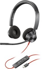 Poly Blackwire 3320 Stereo USB-C Headset +USB-C/A Adapter #2