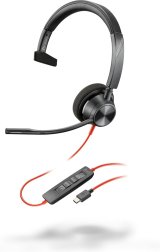 Poly Blackwire 3310 Monaural USB-C Headset +USB-C/A Adapter #2