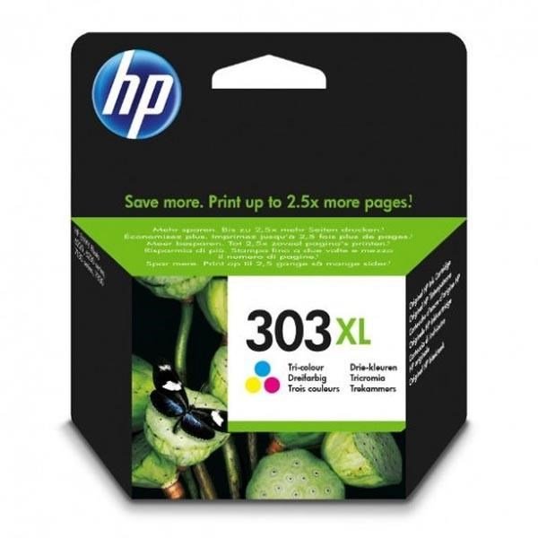 HP Original 303XL-blkpatron med hj kapacitet, trefarvet #2