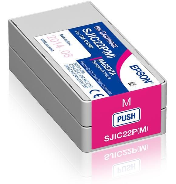 Epson SJIC22P(M) blkpatron 1 stk Original Magenta #2