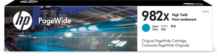 HP Original 982X PageWide-patron med h�j kapacitet, cyan #2