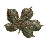 RITUALI DOMESTICI SFOGLIAMI Set of 2 fig leaf platters #1