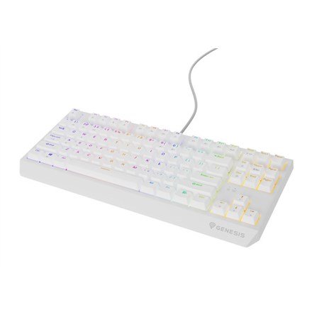 GENESIS Thor 230 TKL tastatur Spil USB + RF Wireless + Bluetooth QWERTY Hvid #2