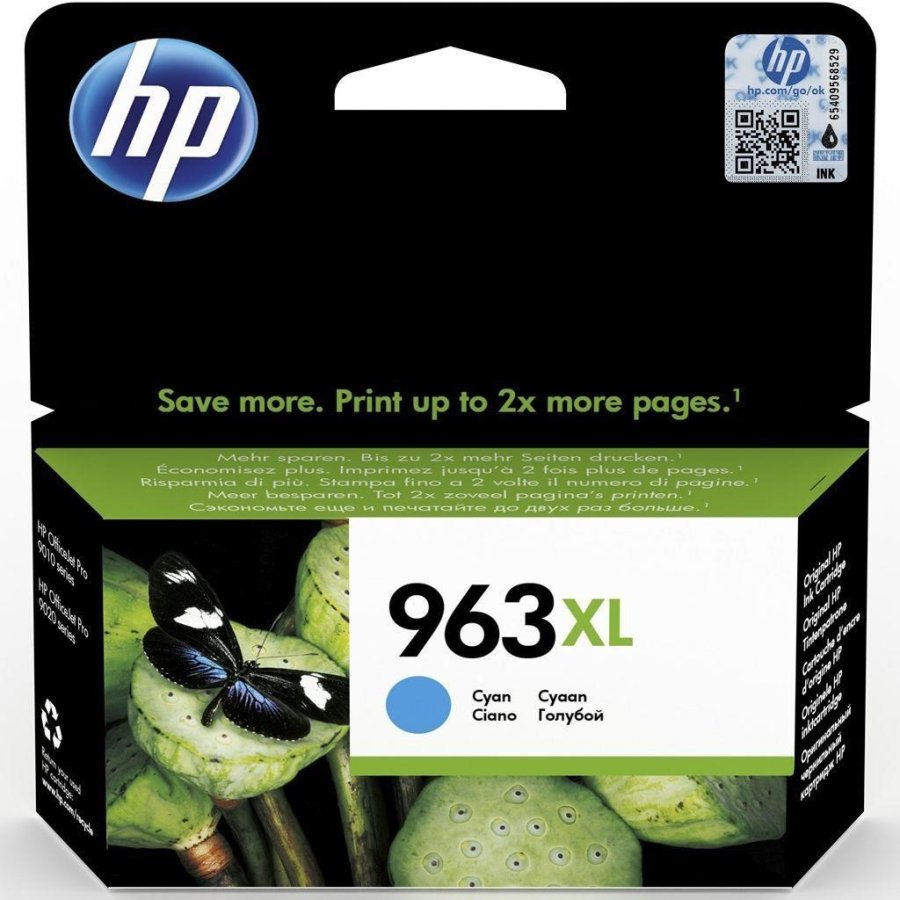 HP 963XL Original Ink-blkpatron med hj kapacitet, cyan #2