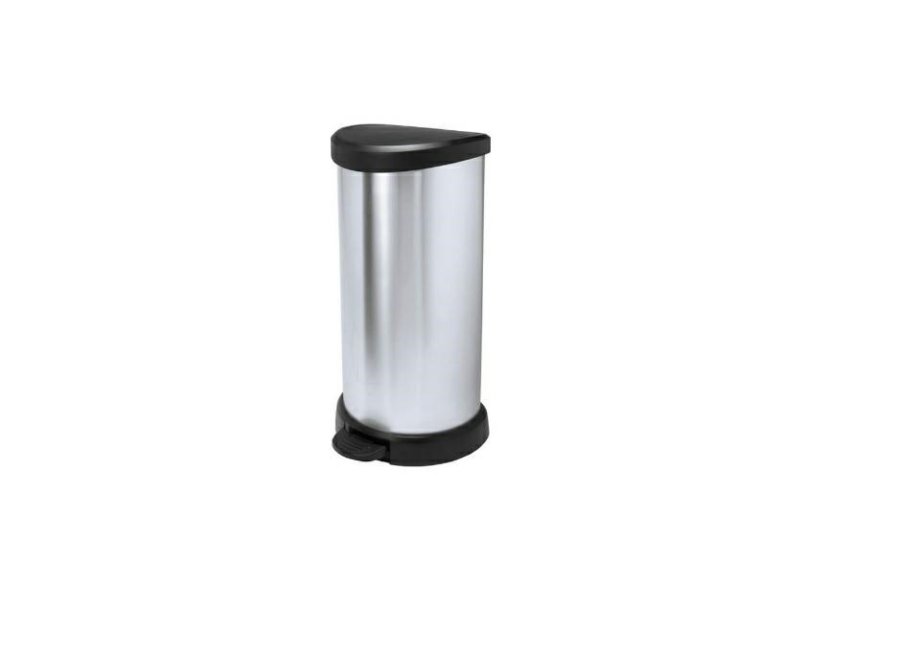 Curver Deco Bins 3253922150002 Rund Sort, Slv #2