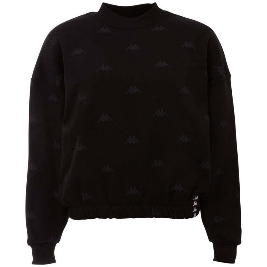 Kappa Ignara Women's Sweatshirt Black 309091 19-4006 L #1