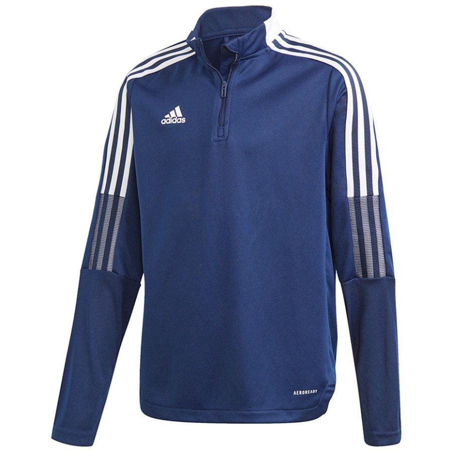 Sweatshirt for kids adidas Tiro 21 Training Top Youth navy blue GK9661 116cm #1