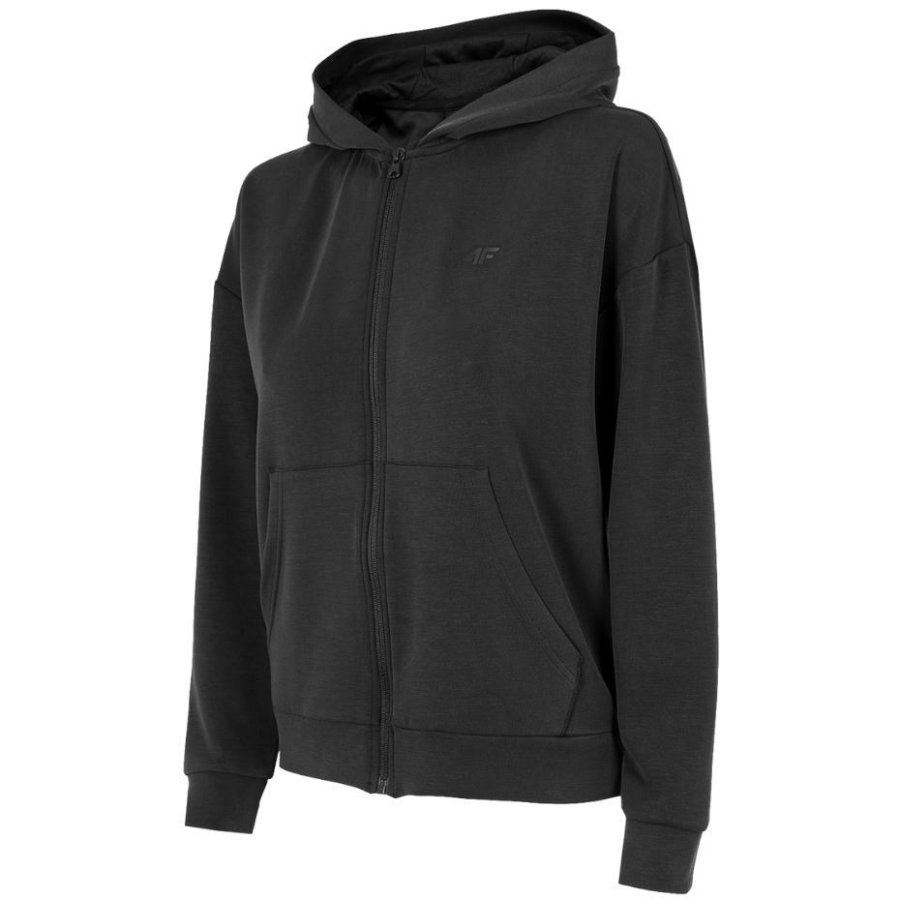 Women's sweatshirt 4F deep black H4Z22 BLD041 20S M #1