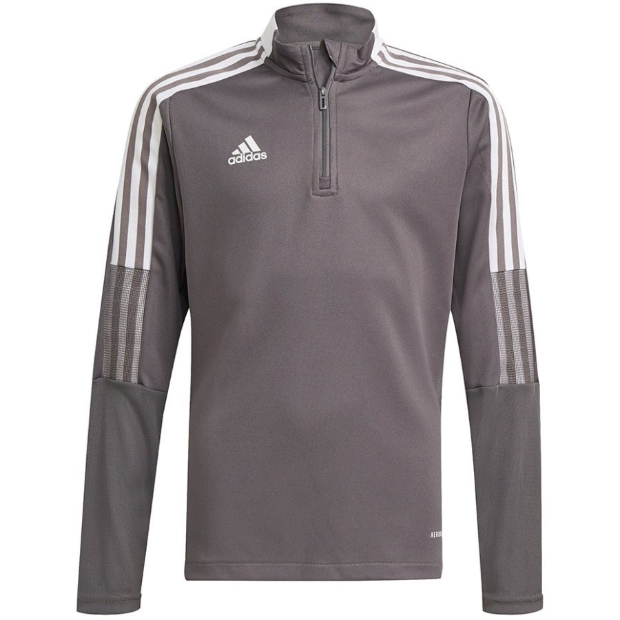 adidas Tiro 21 Training Top Youth Sweatshirt Grey GM7321 116cm #1