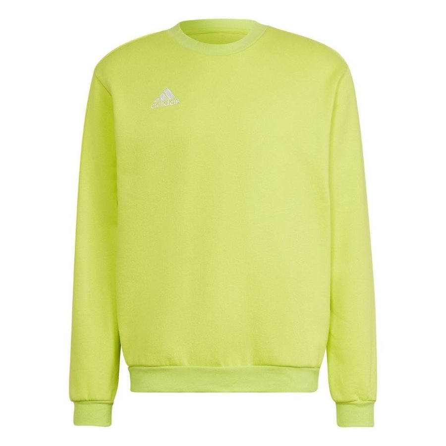 adidas Entrada 22 Sweat Top Lime Sweatshirt HC5049 S #1