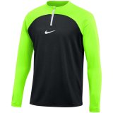 Nike NK Dri-FIT Academy Drill Top K Black-Green DH9230 010 S Men's Sweatshirt #1
