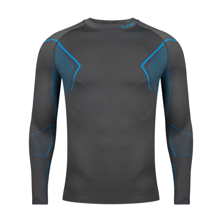Men's thermoactive sweatshirt Alpinus Active Base Layer gray GT43860 2XL #1