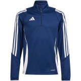 Sweatshirt for kids adidas Tiro 24 Training Top navy blue IR9360 140cm #1
